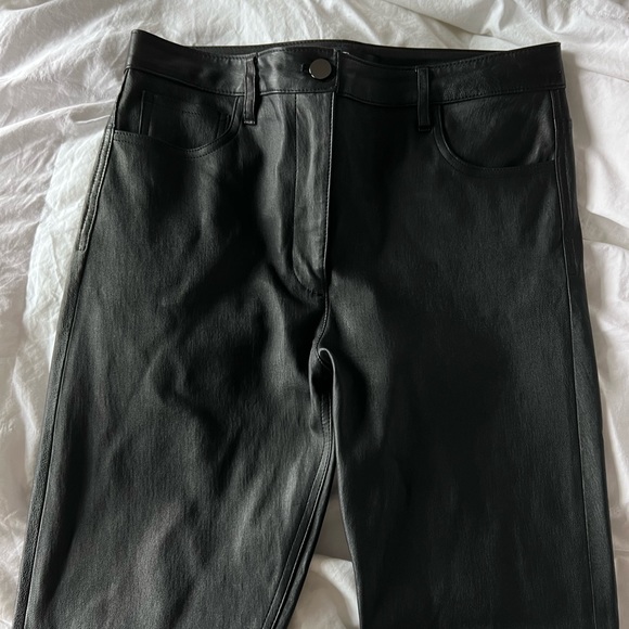 Sold out Theory leather pants - Picture 2 of 4